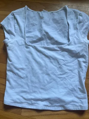 Garage White Square Neck Top thumbnail 1
