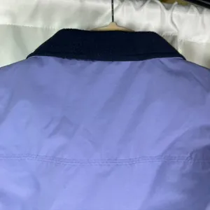 LL Bean Women's Regular Small Lavender Nylon Fleece‎ Lined Vest Zip Pockets thumbnail 9