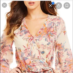 Rossmore floral long sleeve pink romper wedding guest graduation baby size M thumbnail 2