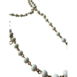 Talbots Coastal Tassel Necklace White Beads Cowrie Shell Beach Resort Boho thumbnail 7