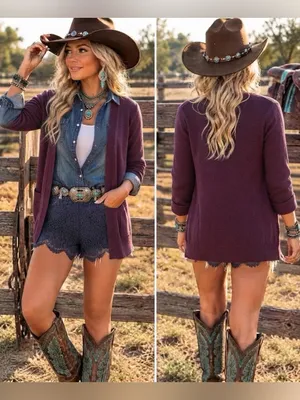Ann Taylor Open-Front Layering Cardigan - Plum / Burgundy - Medium thumbnail 2