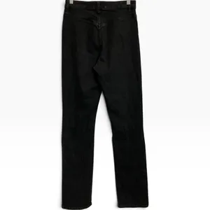 Reformation High Rise Straight Leg Snap Button Hem‎ Black Jeans Size 27 thumbnail 2