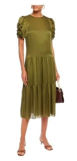 Cami NYC green Winona midi dress thumbnail 1
