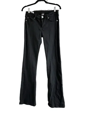 True Religion Becca Mid Rise Bootcut Black Jeans - 27 thumbnail 2