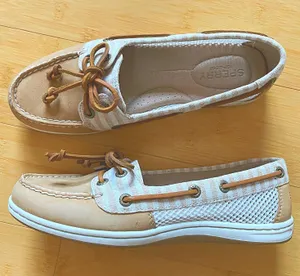 Sperry Top-Sliders Boat Shoes Tan thumbnail 1
