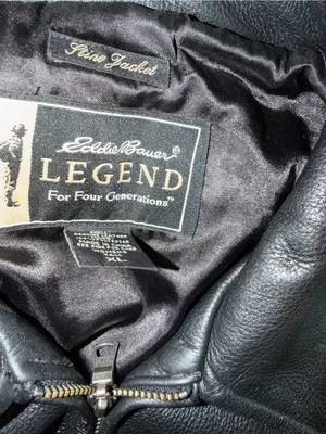 Eddie Bauer Legend Women’s Black Leather Jacket XL Tall thumbnail 14