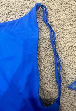 Lucy in the Sky blue backless tank thumbnail 5