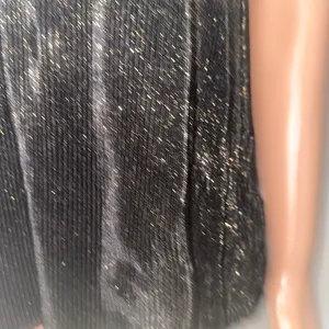 Rachel Roy small metallic shimmer pleated sleeveless keyhole top TS 3086 thumbnail 2