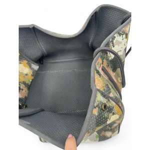 ANTHROPOLOGIE Hazel Tote Bag Tote neoprene Beach SHoulder Abstract Womens thumbnail 7