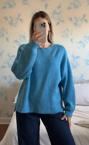 Mango Sweater Knit Blue thumbnail 1