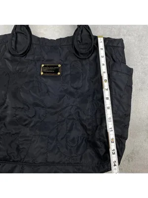 Marc by Marc Jacobs Quilted Tate Tote Bag Women Black Shoulder Strap Puffy thumbnail 12