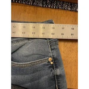 Seven7 Seven For All Mankind Jeans Women's Size 8 Cropped Girlfriend Capri Stretch thumbnail 6
