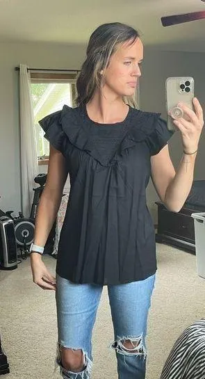 Old Navy Lace Detail Blouse thumbnail 1