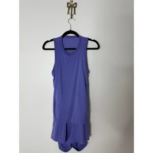 Lululemon Tank and Short Romper Lounge Shorts Onesie Charged Indigo Purple 4 thumbnail 2