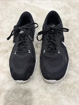 Nike Flex Trainer 6 athletic shoes in Black and White Woman’s Size 9.5 thumbnail 2
