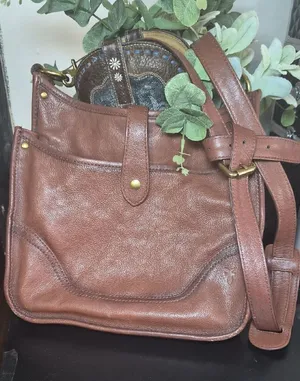 Frye Brown Leather Crossbody Bag thumbnail 1