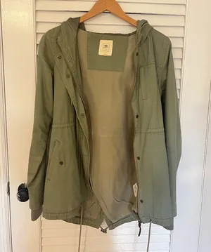 Rip Curl Army Green Hooded  Jacket thumbnail 1