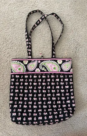 Vera Bradley Bag Shoulder Paisley Pink thumbnail 1