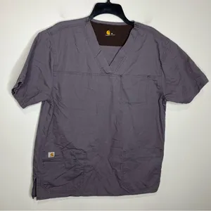 Carhartt gray rip stop‎ scrub top size medium thumbnail 2