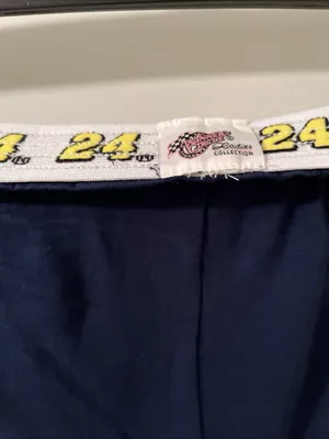 Jeff Gordon Nascar Winners Circle Women's Juniors Blue Shorts Size Medium (7/9) thumbnail 12
