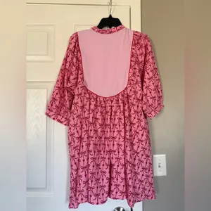Simply Southern Pink Red Bow Midi Dress NEW NWT thumbnail 7