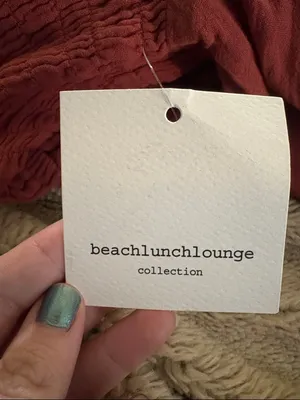 NWT BeachLunchLounge Luana Gauze Smocked Maxi Dress, XL thumbnail 8