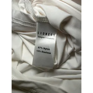 Lioness White Ruched SideBoat Neck Top Size M Minimalist Chic thumbnail 7
