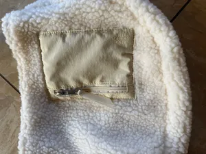 Free People Movement Slopes Cream Sherpa Sling Bag thumbnail 2