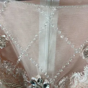 Pink Cocktail Dress - Intricate Beautiful Beading Approx Size 4 thumbnail 12