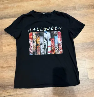 Source Unknown Black Halloween Graphic Short Sleeve Tee Medium thumbnail 1