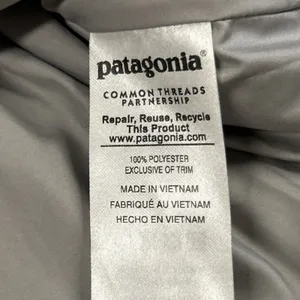 Patagonia Los Gatos Fleece Vest Womens Large Sherpa Gray Full Zip Pockets 25216 thumbnail 4
