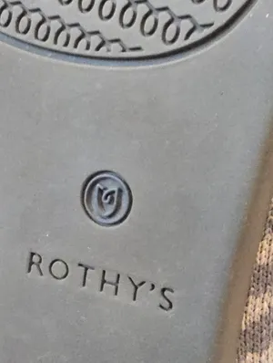 {9.5} Rothy's Gray Zebra Pointed Slip On Ballet Shoe thumbnail 13