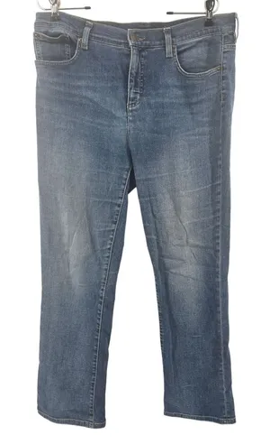 Lauren Ralph Lauren Jeans Womens 14‎ Classic Straight Blue Medium Wash EUC thumbnail 1