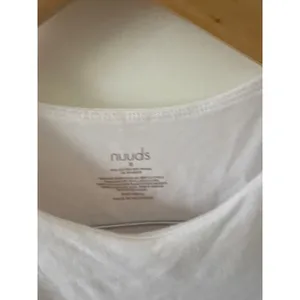 Nuuds‎ High Neck Sleeveless Bodysuit White Cotton Modal Stretch Size S Small thumbnail 2