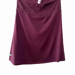 Y2K Hollister Beaded Babydoll Tiered Halter Top Womens L Burgundy Fairycore thumbnail 6