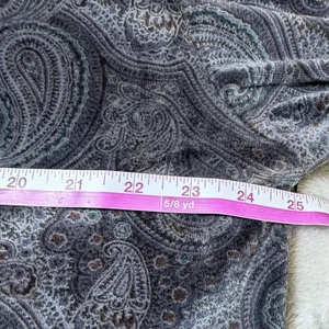 Elizabeth by Liz Claiborne Womens Size 2 Paisley Velour Button Front Tunic Top thumbnail 8