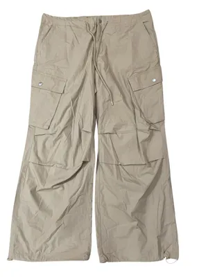 Universal Thread Women's Wide Leg Cargo Pants - Beige Gorpcore Granola Girl thumbnail 1