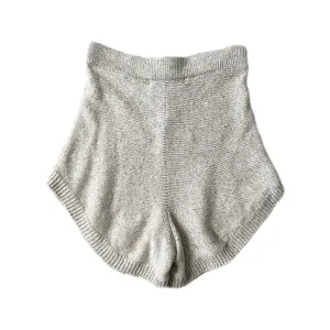 Free People Beach Oatmeal Beige Cotton Knit Dolphin Hem Shorts Size XS thumbnail 3