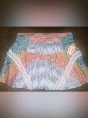 Free People FP Movement Pleats and Thank You Skort - Size Large NWT Activewear thumbnail 4