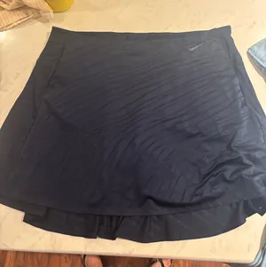 Nike Navy Zebra Print Blue Women's Tennis Skirt thumbnail 1