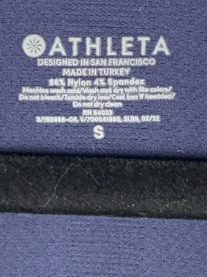 Athleta Womens Tank Top Small Navy Blue Racerback Running Workout Athletic thumbnail 10