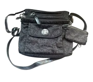 Giani Bernini Y2K Black Monogram Organizer Crossbody Bag + Coin Pouch thumbnail 1
