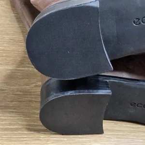ECCO Hobart 25MM Riding Boots Women's 40 9-9.5 Brown Leather Knee High Buckle thumbnail 8