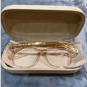 Chloé Eyeglasses Womens Honey Transparent Gold Square CE2740 53-16-140 thumbnail 4