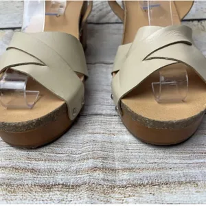 Lucky Brand Hadilla Women’s Tan Leather Platform Sandal With Studs Size 10M thumbnail 7