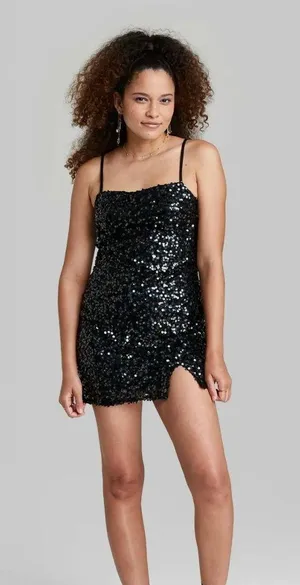 Wild Fable Sequin Slip Dress thumbnail 1