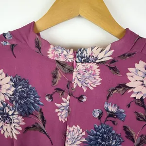 Gal Meets Glam Georgia Chiffon Maxi Dress Size 0‎ Floral Flowy Romantic Cottage thumbnail 5