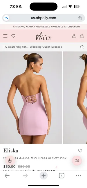 Oh Polly Mini Dress Corset thumbnail 2