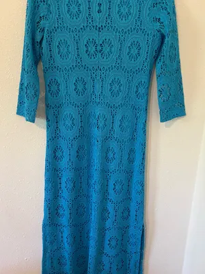 Lilly Pulitzer Blue Lace Maxi Dress thumbnail 2