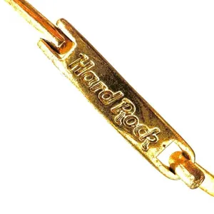 Hard Rock Cafe rhinestone heart bangle bracelet thumbnail 6